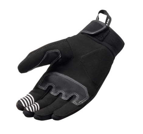 Guanti Moto Tessuto Rev'it Endo Nero Bianco