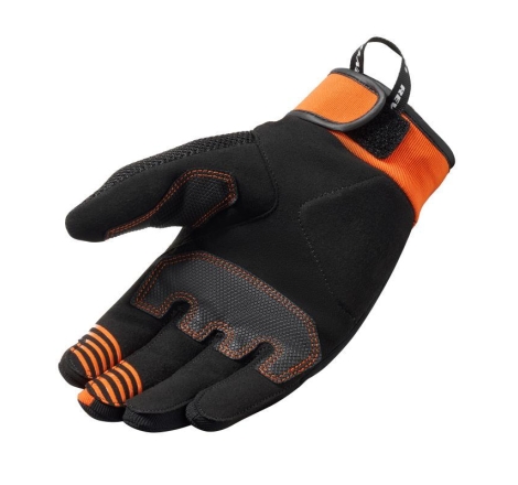 Guanti Moto Tessuto Rev'it Endo Nero Arancio
