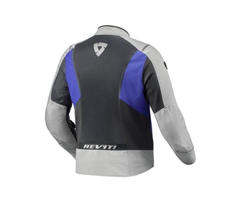 Giubbino moto Rev'it Airwave 4 Estivo Grigio Chiaro Blu