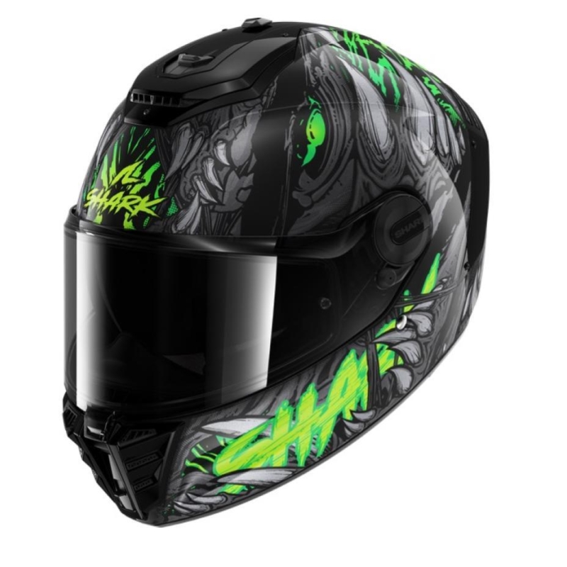 Casco Integrale Shark SPARTAN RS SHAYTAN Nero Verde Antracite
