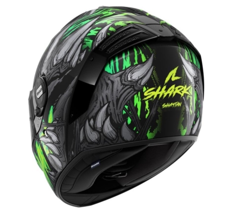 Casco Integrale Shark SPARTAN RS SHAYTAN Nero Verde Antracite