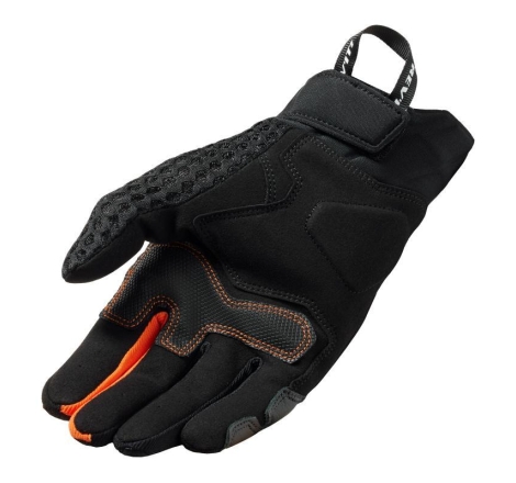 Guanti Moto Tessuto Rev'it Veloz Nero Arancio