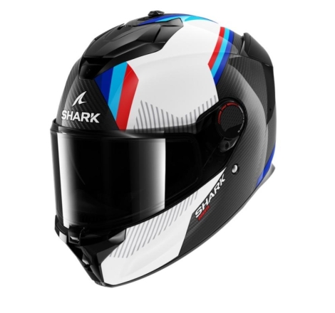 Casco Integrale Shark SPARTAN GT PRO CARBON DOKHTA Carbonio Bianco Blu