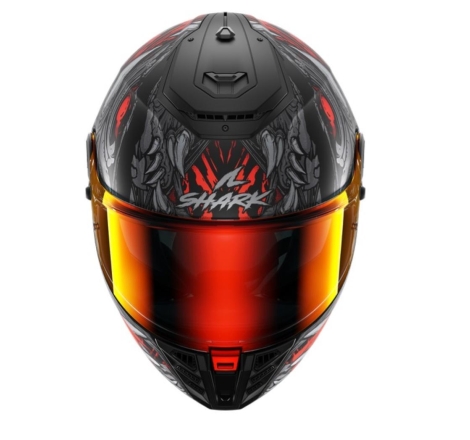 Casco Integrale Shark SPARTAN RS SHAYTAN Opaco Nero Rosso Antracite