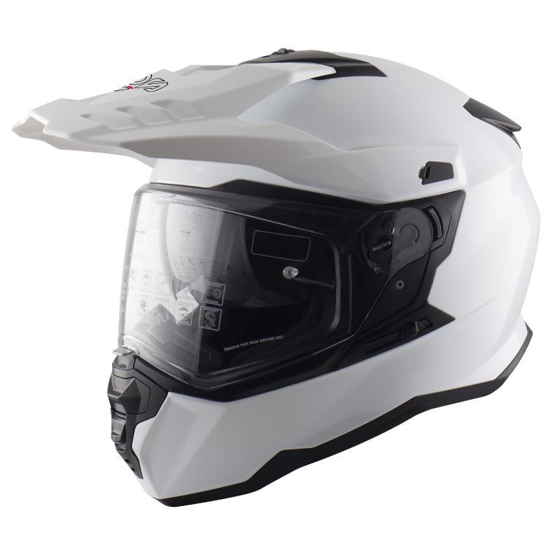 Casco Enduro Stradale Nos NS-9 Bianco