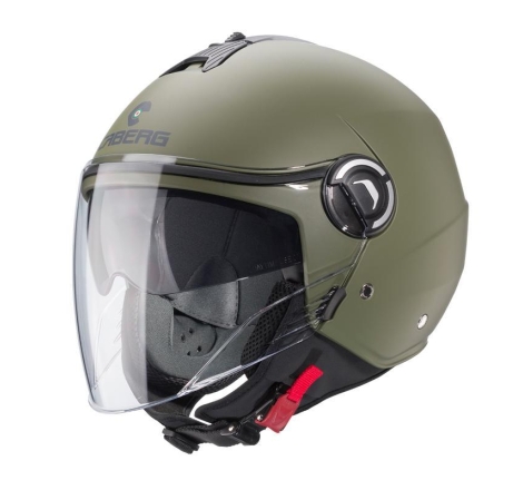 Casco Jet Caberg  Riviera V4 X Verde Militare Opaco