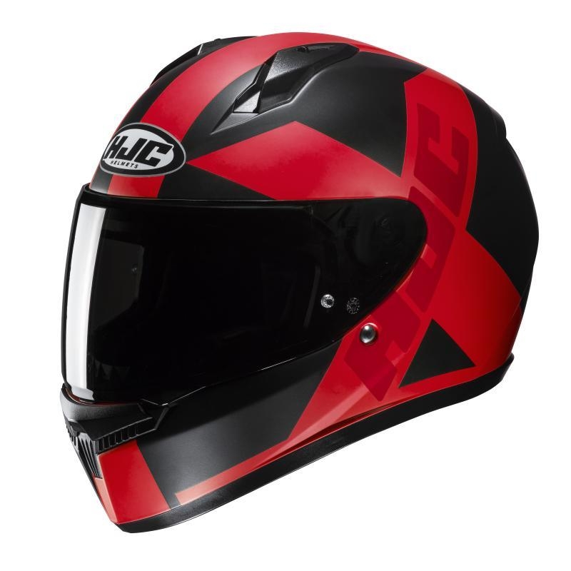 Casco Integrale Hjc C10 TEZ Nero Rosso Opaco