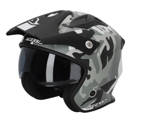 Casco Jet Acerbis Aria 22-06 Camo Brown