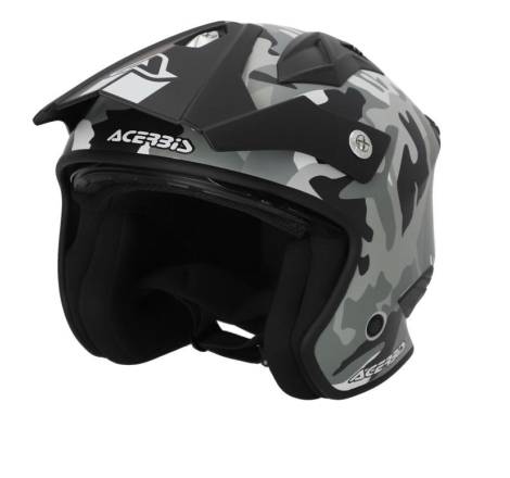 Casco Jet Acerbis Aria 22-06 Camo Brown