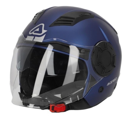 Casco Jet Acerbis Vento 2206 Blu Opaco Blu Opaco