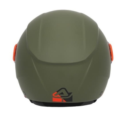 Casco Jet Acerbis Brezza Verde Militare Opaco