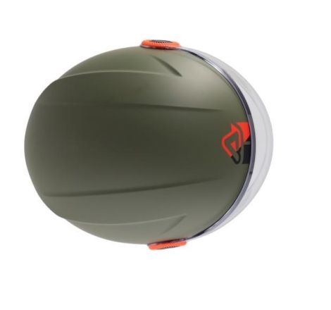 Casco Jet Acerbis Brezza Verde Militare Opaco