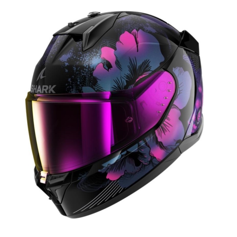 Casco Integrale Shark D-SKWAL 3 BLAST-R MAYFER  Nero Viola Glitter
