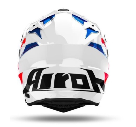 Casco Enduro AirohCommander 2  REVEAL Blu Rosso