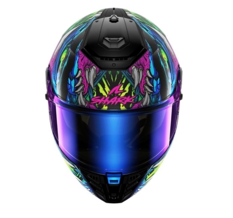 Casco Integrale Shark SPARTAN RS SHAYTAN Nero Verde Viola