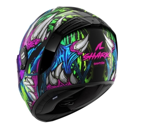 Casco Integrale Shark SPARTAN RS SHAYTAN Nero Verde Viola