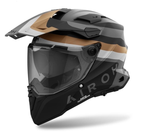 Casco Enduro Airoh Commander 2  DOOM Oro Opaco