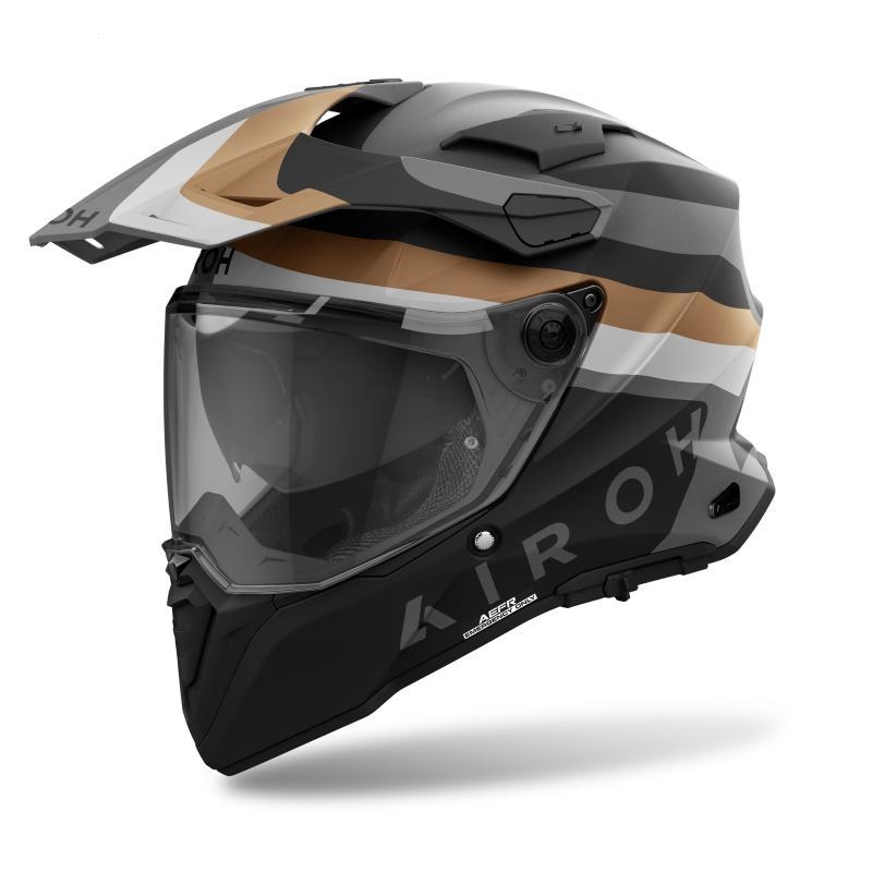 Casco Enduro Airoh Commander 2  DOOM Oro Opaco
