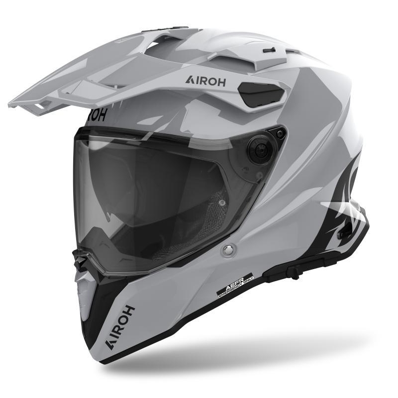 Casco Enduro Airoh Commander 2 Grigio Cemento