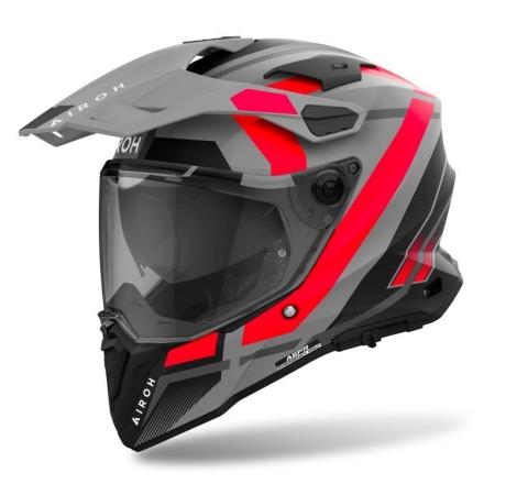 Casco Enduro Airoh Commander 2 MAVICK Grigio Aranio Opaco