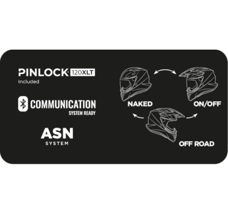 Casco Enduro Airoh Commander 2 MAVICK Rosso