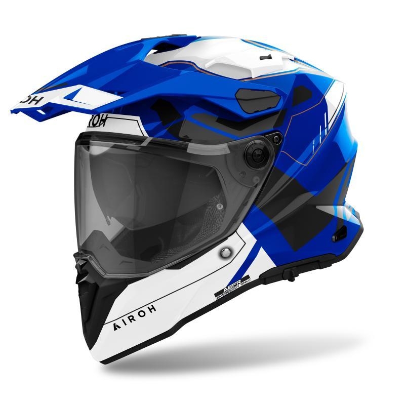 Casco Enduro Airoh Commander 2 REVEAL Blu