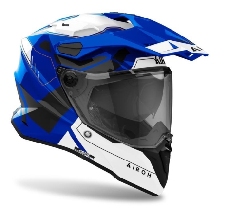 Casco Enduro Airoh Commander 2 REVEAL Blu