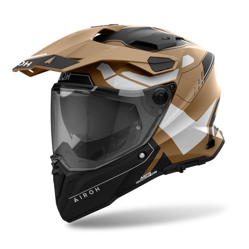 Casco Enduro AirohCommander 2  REVEAL Sabbia Opaco