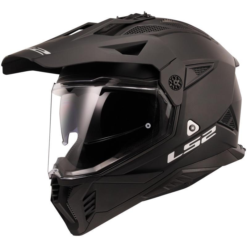 Casco Enduro Stradale LS2 MX702 Pioneer II Nero Opaco