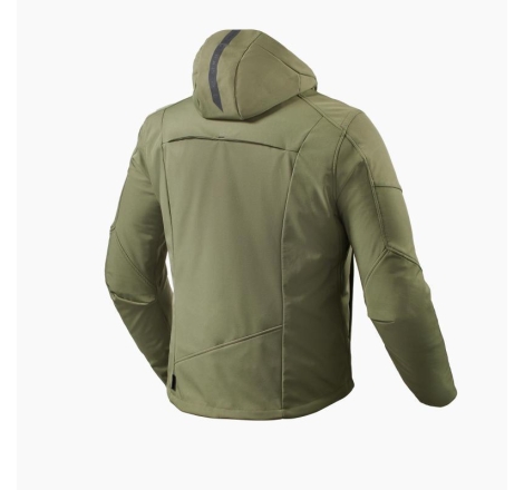 Giubbino moto Rev'it Afterburn H2O impermeabile Verde