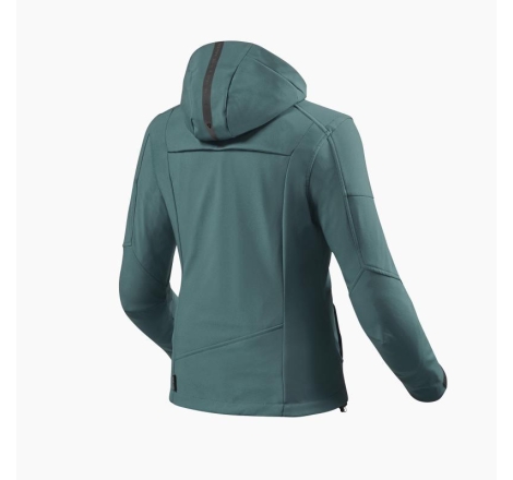 Giubbino moto Rev'it Afterburn H2O Ladies impermeabile Verde Scuro