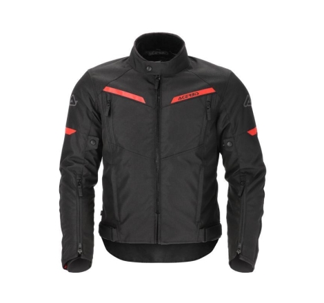 Giacca moto in tessuto Acerbis Ce X Street 3 Strati Nero Rosso