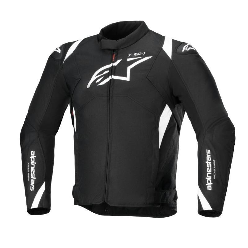 Giubbino Moto in Tessuto Alpinestars T-SP 1 V2 Waterproof Nero Bianco