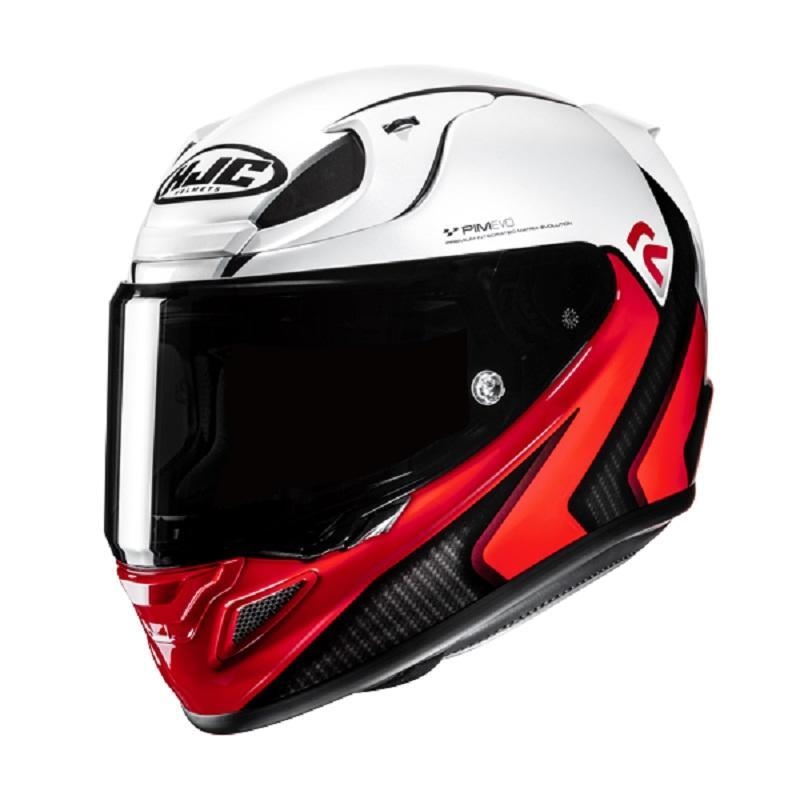 Casco Integrale Hjc RPHA 12 KOS Bianco Rosso Nero