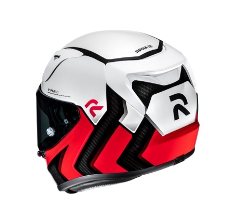 Casco Integrale Hjc RPHA 12 KOS Bianco Rosso Nero