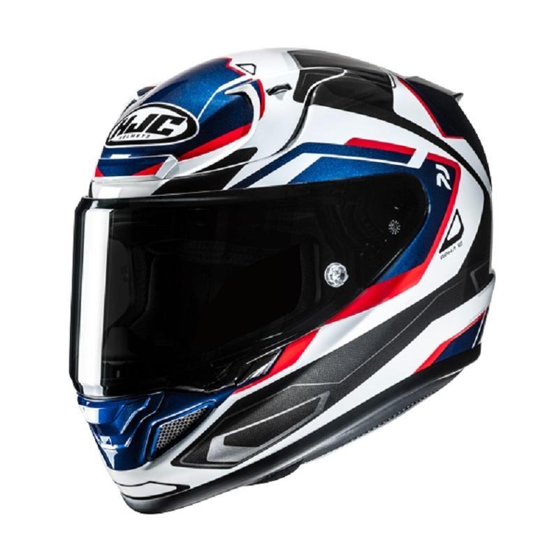 Casco Integrale Hjc RPHA 12 BRELS Bianco Blu Rosso