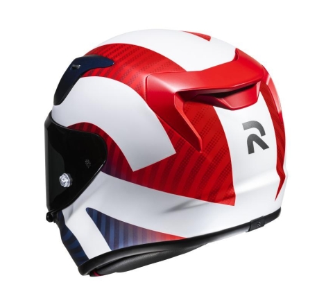 Casco Integrale Hjc RPHA 12 OTTIN Bianco Blu Rosso Opaco