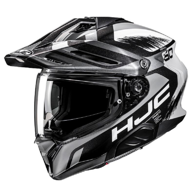 Casco Enduro Stradale Hjc RPHA 60 QUID Nero Grigio