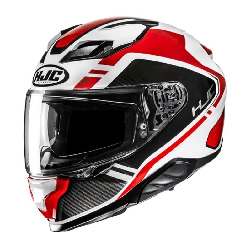 Casco Integrale Hjc F71 TOZZ Bianco Rosso Nero