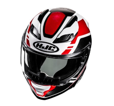 Casco Integrale Hjc F71 TOZZ Bianco Rosso Nero