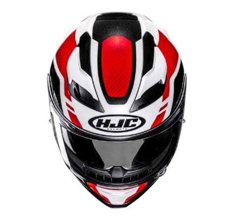 Casco Integrale Hjc F71 TOZZ Bianco Rosso Nero