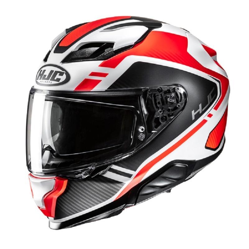 Casco Integrale Hjc F71 TOZZ Nero Bianco Arancio