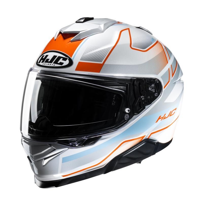 Casco Integrale Hjc I71 IORIX Bianco Arancio