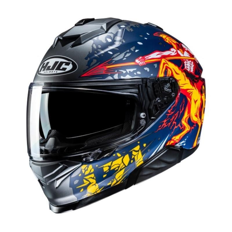 Casco Integrale Hjc I71 TAURUS Neo Blu Opaco