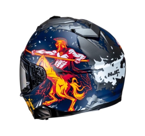Casco Integrale Hjc I71 TAURUS Neo Blu Opaco