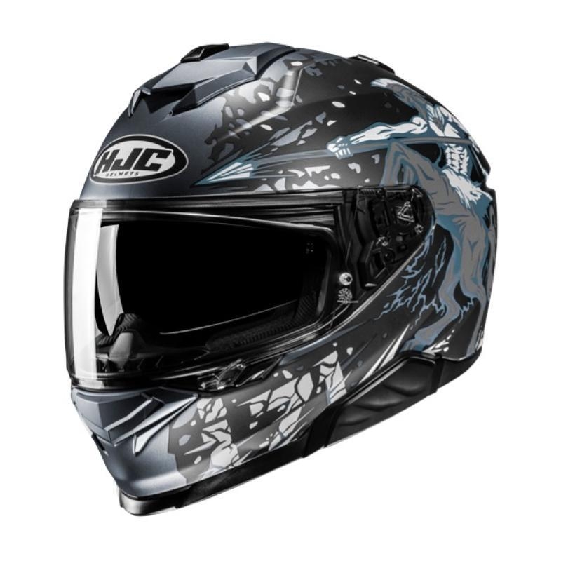 Casco Integrale Hjc I71 TAURUS Nero Grigio Opaco