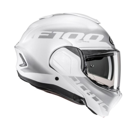 Casco Modulare Hjc F100 HETAL Bianco