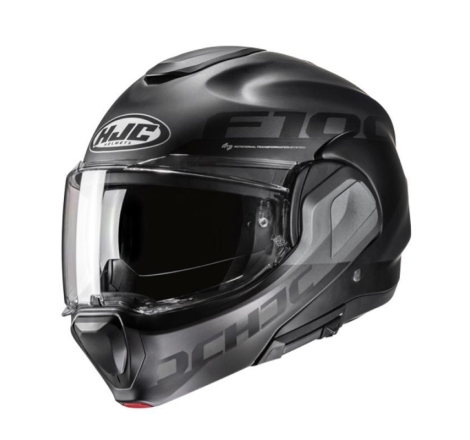 Casco Modulare Hjc F100 HETAL Grigio Opaco