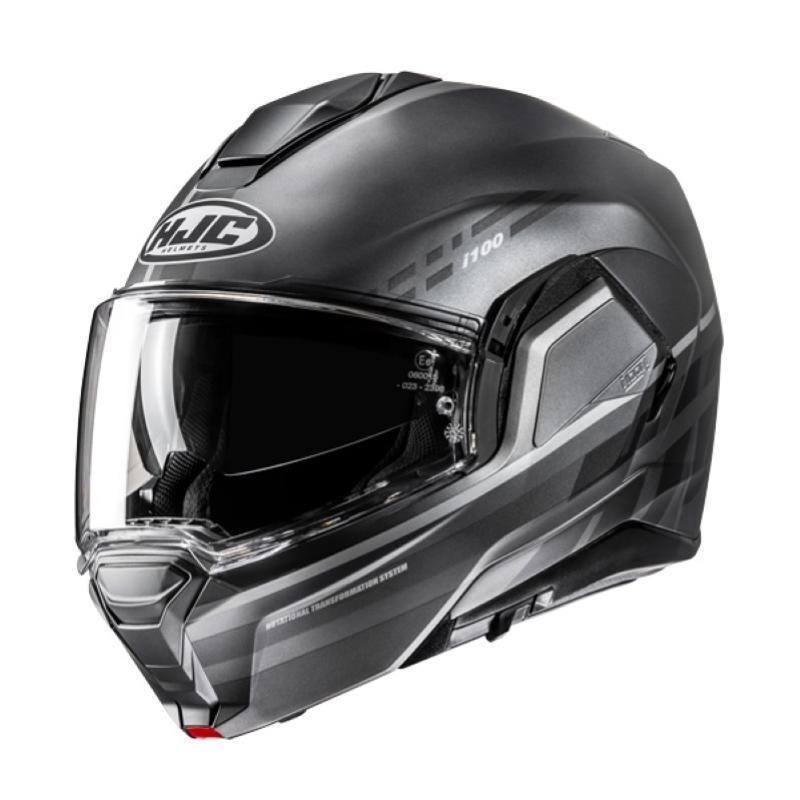 Casco Modulare Hjc I100 SYSMA Nero grigio Opaco