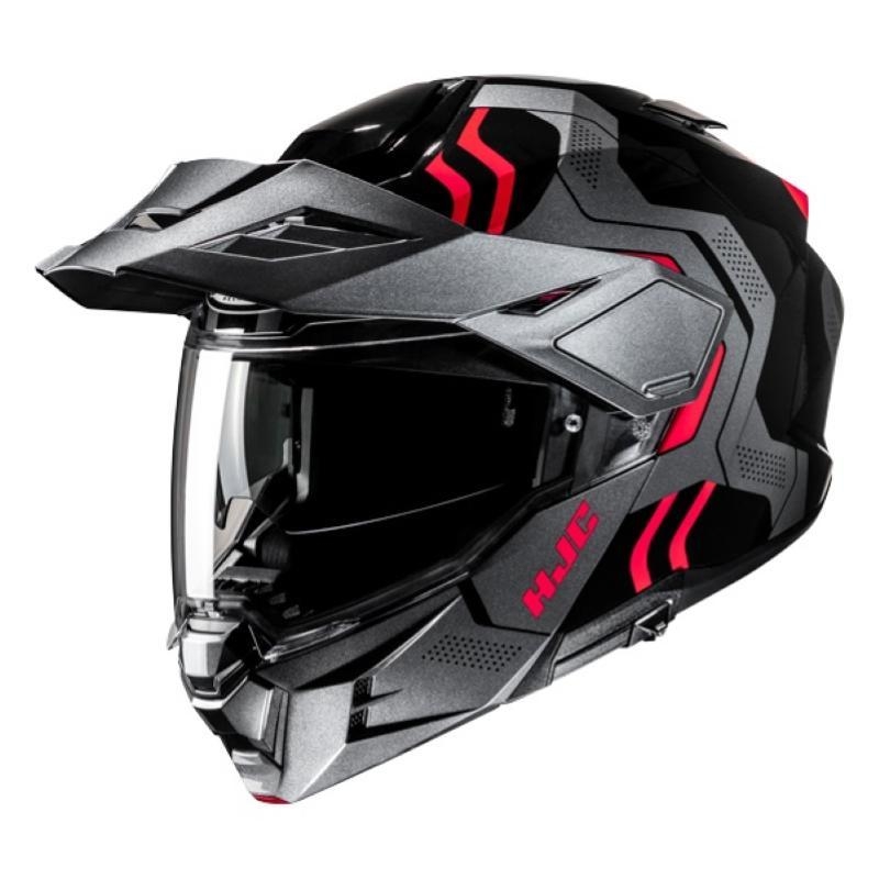 Casco Modulare Hjc I80 VELLY Grigio Rosso